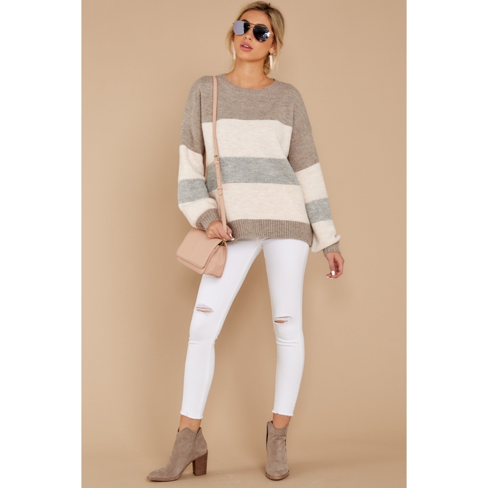 Red Dress Boutique Striped Sweater NWT